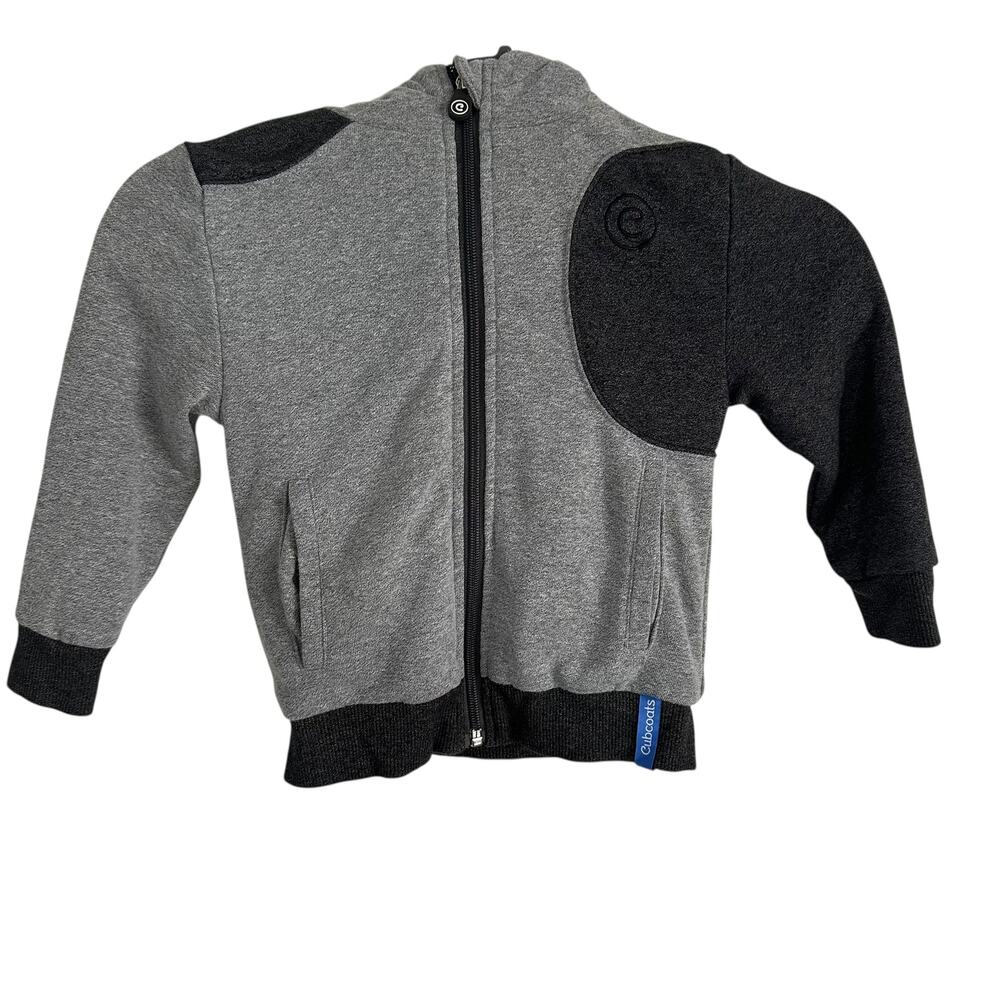 Cubcoats Grey Puppy 2-in-1 Transforming‎ Hoodie Jacket Plush Toy Size 3T